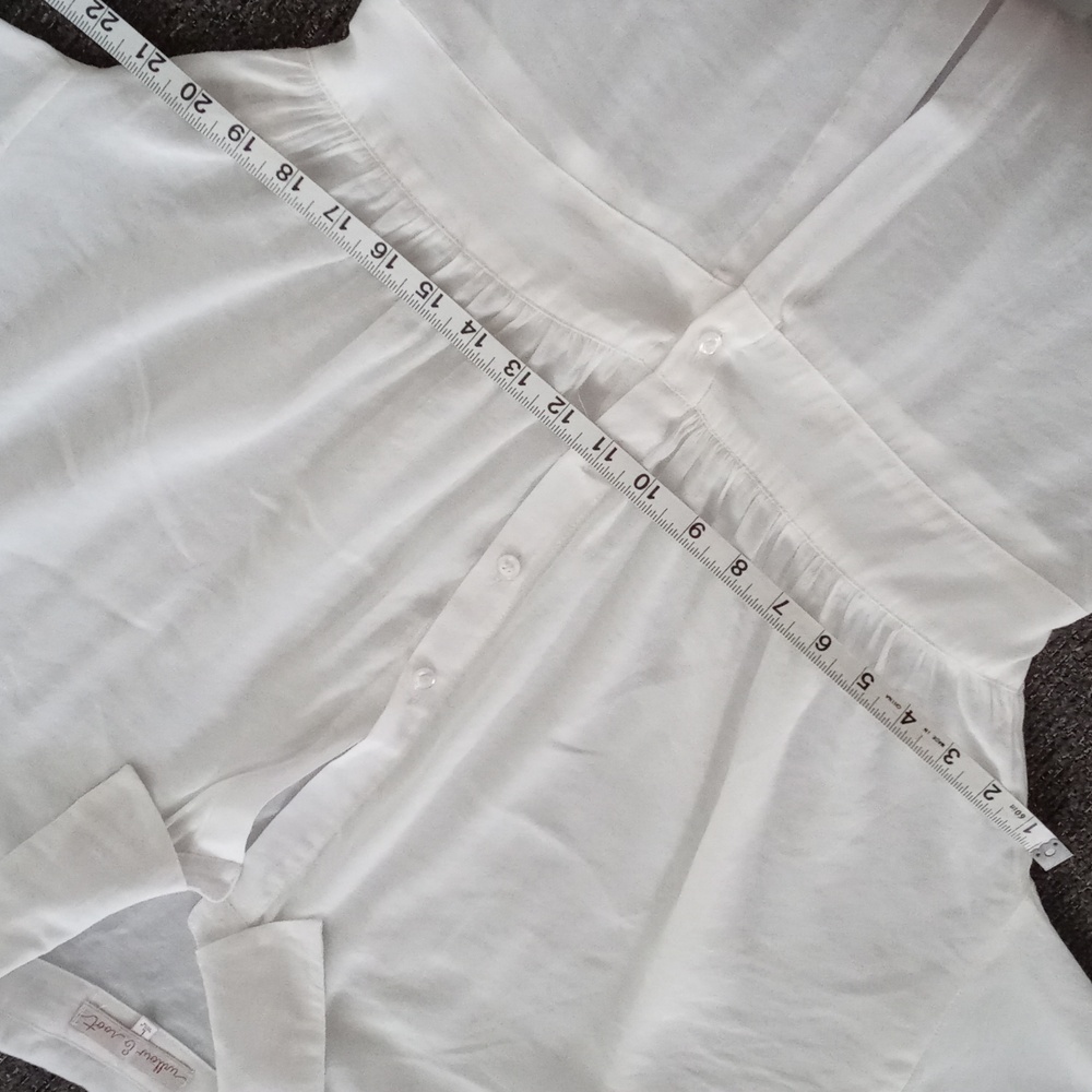🤍Willow & Root🤍 - White L/S Button Down Long Top - Picture 13 of 16